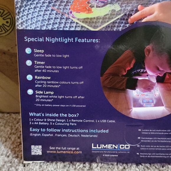 Aloka Race Car Color & Shine - 12 Color Pattern LED Decorative Light w Remote - Picture 6 of 9